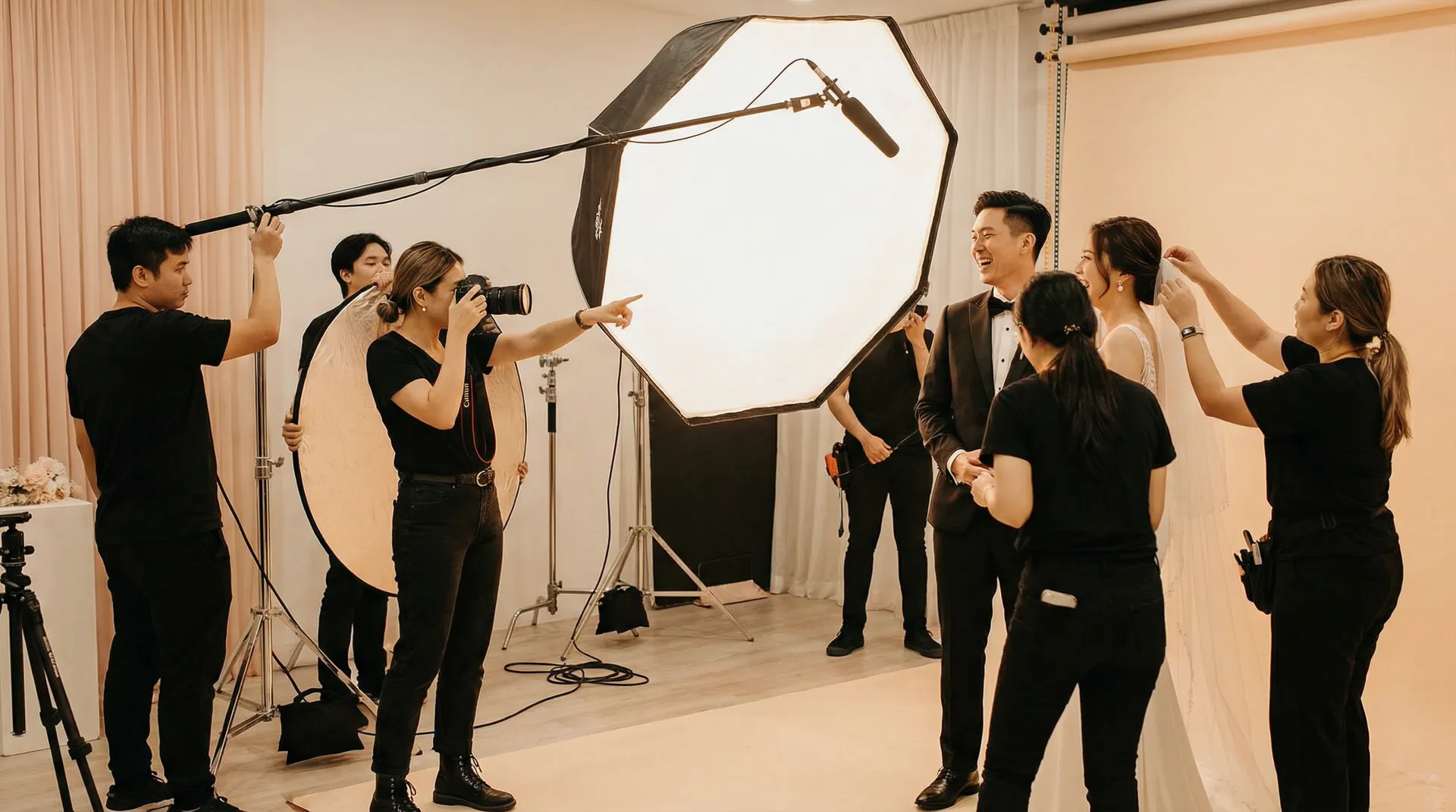 恐怖旅店小说 幕后花絮 - 专业团队拍摄现场